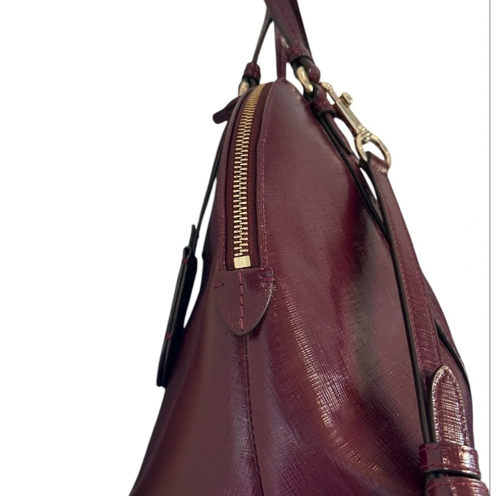 FLAWLESS Coach Peyton leather Cora domed satchel